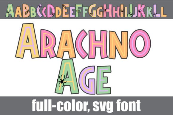 Arachno Age: A Prehistoric Display Font with Modern Halloween Flair