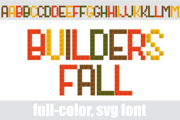 Builders Fall: The Creative Font with Autumn Charm