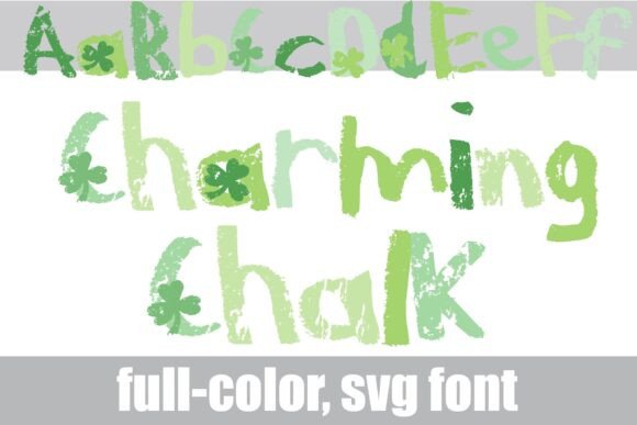Charming Chalk: A Green Chalk Font for Authentic Design