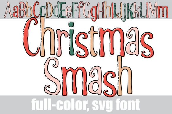 Christmas Smash: A Festive Typeface for Bold Holiday Designs