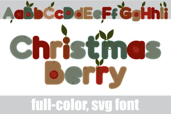 Christmasberry: A Festive Display Font for Bold Holiday Designs