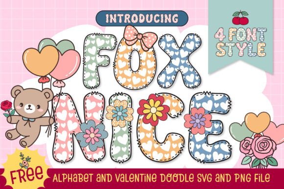 Fox Nice: A Playful Font for Heartfelt Design Projects