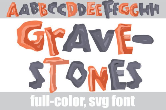 Gravestones: A Spooky Display Font for Bold Design