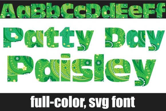 Patty Day Paisley: A Creative Font for Vibrant Designs