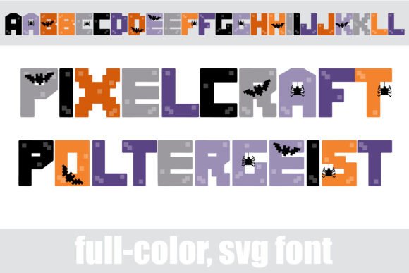 Pixelcraft Poltergeist: A Spooky Pixel Font for Creative Projects