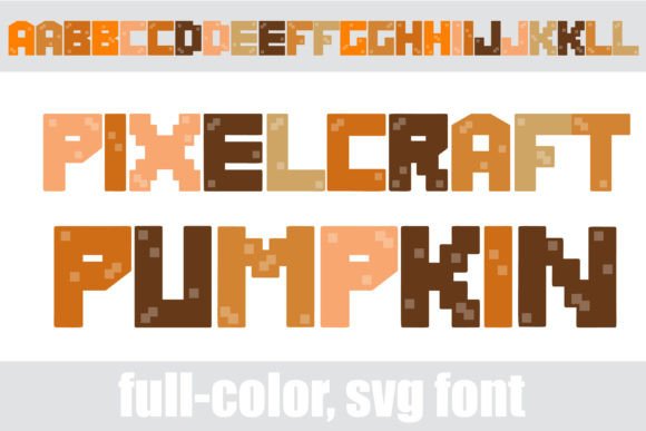 Pixelcraft Pumpkin: Your Go-To Autumn Font