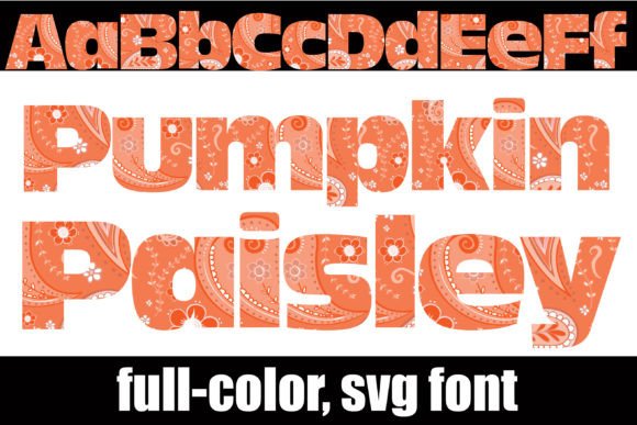 Pumpkin Paisley: A Playful Sans Serif with Autumn Charm