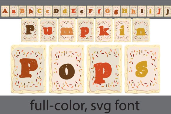 Pumpkin Pops: A Fresh Take on Modern Display Typography