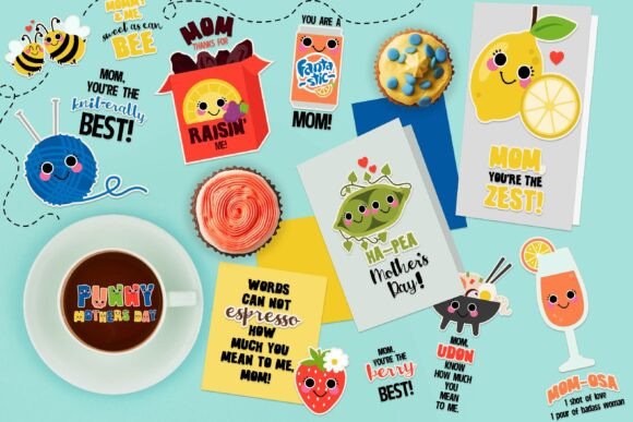 Punny Mother's Day: A Font That Celebrates Mom with Colorful Humor