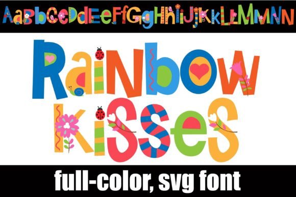 Rainbow Kisses: A Burst of Color for Your Creative Projects