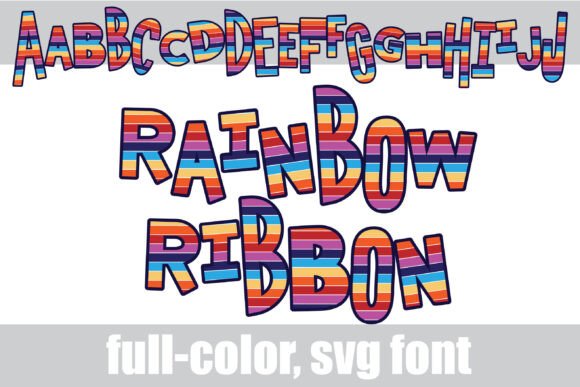 Rainbow Ribbons: A Playful Burst of Color for Your Designs