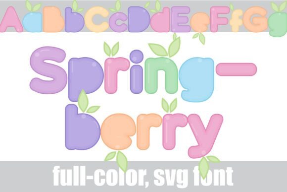 Springberry: A Fresh Take on Colorful Typography
