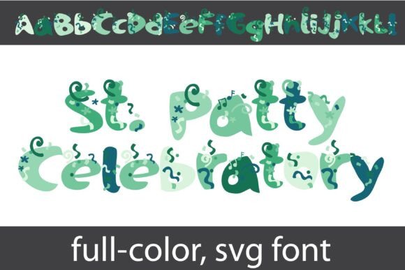 St. Patty Celebratory: A Festive Font for Your Design Projects