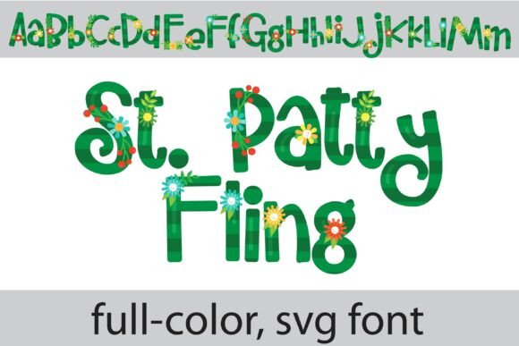 St. Patty Fling: A Lively Green Font for Festive Designs