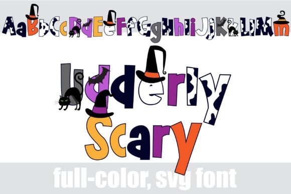 Udderly Scary: A Halloween Font with Cow Print Charm