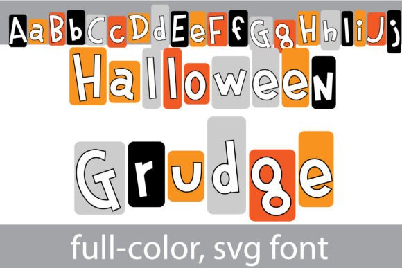 Unleashing the Halloween Grudge: A Designer's Guide to a Playful, Colorful Typeface